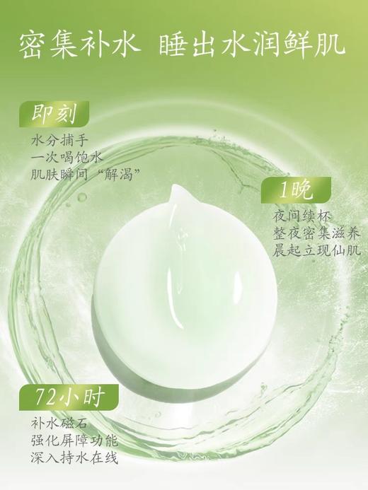 【马应龙八宝】复活草水感润泽睡眠面膜100g 急救补水 保湿降燥 商品图4