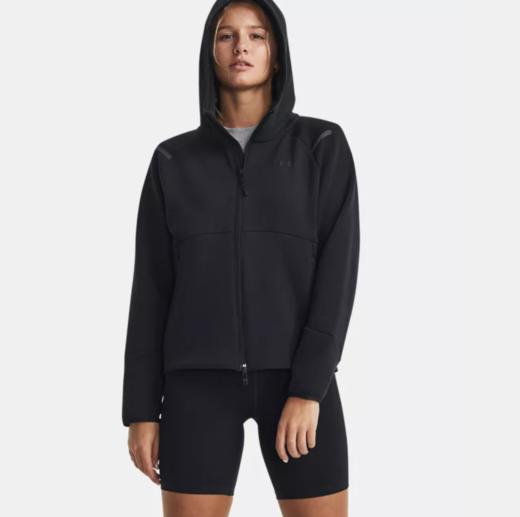 安德玛女士UA Unstoppable全拉链运动上衣1379842-001 商品图0