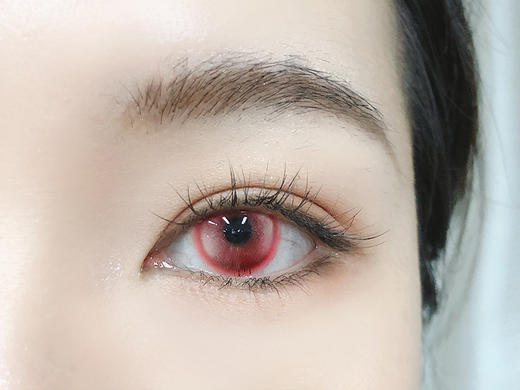 NinaMond 白瞳血泪&红瞳血泪&乌鸦眼泪 【预售11月底到货】日抛 4片 14.5mm 参考着色14.0 基弧8.5 含水40% 新锐国货 商品图5