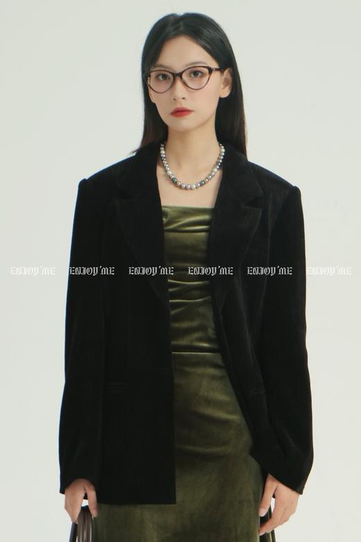 【门店同款】ENJOY秋季时光回廊静奢绒面吊带裙 159396721 商品图9