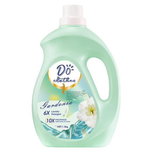 英国独有微胶囊爆香科技10倍留香，栀子花果香调洗衣液。洁净+留香+除螨抑菌+柔顺多效合一，天然植萃配方，母婴可用！6倍活性因子，深入衣物纤维，高效洁净力！商超同款 商品图4