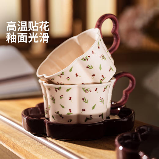 摩登主妇陶瓷咖啡杯套装高档精致结婚新婚礼物伴手礼情侣对杯杯子 商品图1