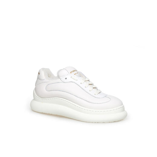 豪麟名鞋STOKTON女鞋时尚休闲鞋牛皮革ST310X白色 商品图0