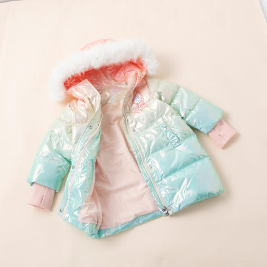 迪士尼Disney儿童冬款保暖童装女童羽绒外套224DS0828 商品图1