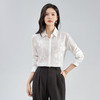 【高货wl】全新升级【铂金会员247/天猫329/差价82】(12043) 洛诗琳早秋原创压皱刺绣天丝衬衫女慵懒轻薄宽松长袖上衣 商品缩略图3