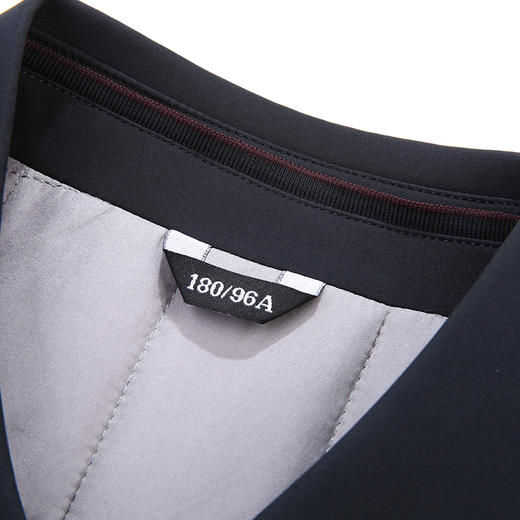 【加棉】【新款DWP】大依优型大码翻领夹克加棉棉衣外套风衣加肥加大肥佬休闲商务上衣男士胖子 商品图6