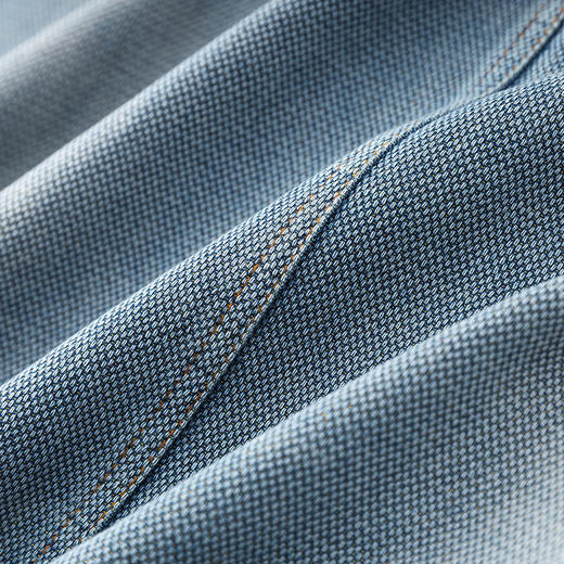 纯棉翻领中长款水洗牛仔裙WLZD2429501 商品图3