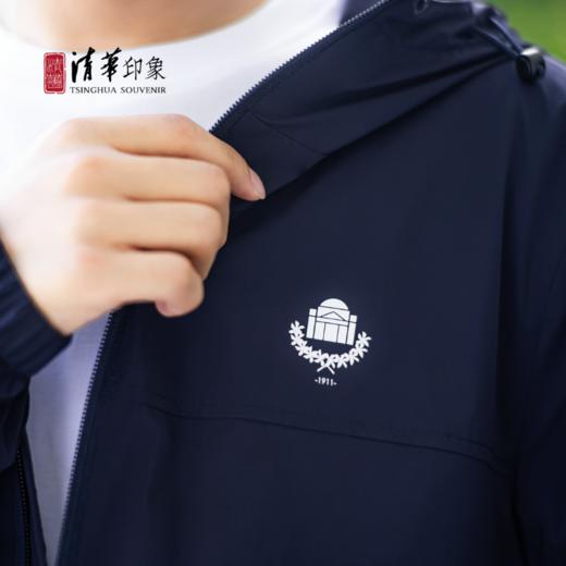 清华文创简约连帽外套 商品图6