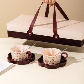 摩登主妇陶瓷咖啡杯套装高档精致结婚新婚礼物伴手礼情侣对杯杯子