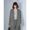 COCOBELLA提花人字纹老钱风轻商务西装秋休闲毛呢外套SI0010 商品缩略图3