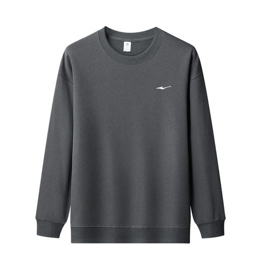 鸿星尔克春秋款纯棉圆领卫衣情侣款 商品图10