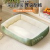 简约绿色加厚方形猫窝保暖狗窝狗垫宠物沙发四季通用睡窝/个 商品缩略图0