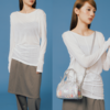 CryingCenter 白色半透针织木耳边弯腰堆堆打底tee 哭喊中心 商品缩略图0