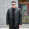 【加绒】【新款DTX】大依优型大码立领皮夹克PU加绒棉衣外套加肥加大肥佬休闲上衣男士胖子秋冬 商品缩略图1