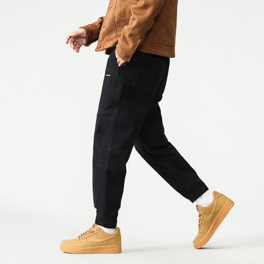 【纯棉】【新款DQ】大依优型大码束脚休闲长裤男舒适休闲简约百搭加肥加大男装潮款 商品图9