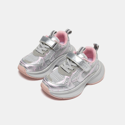 【ZY马骑顿】儿童运动鞋秋新品跑步鞋女童老爹鞋男童双网透气运动鞋 商品图1