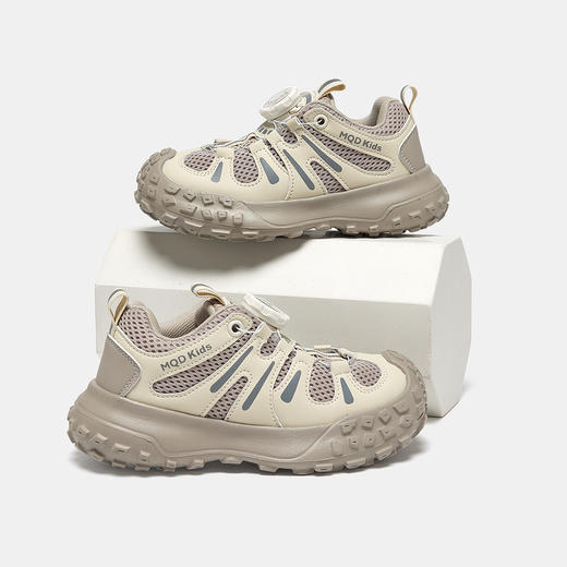 【ZY马骑顿】儿童运动鞋女童网面透气休闲鞋潮旋转扣男童老爹鞋百搭 商品图4