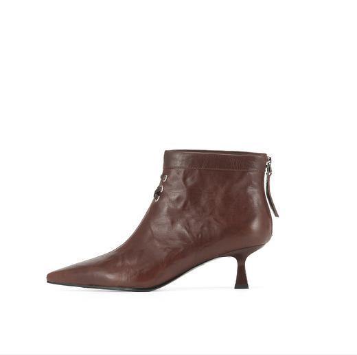 westory2024年秋冬新款优雅风中高跟百搭短靴切尔西W24DS84441 商品图4