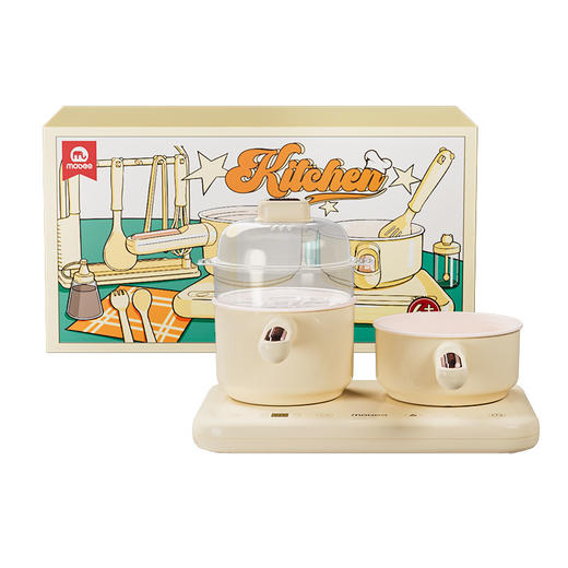 (包邮)mobee 莫贝小厨星烹饪套装-米黄色 商品图0