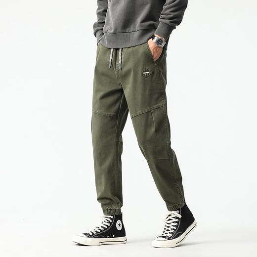 【纯棉】【新款DQ】大依优型大码束脚休闲长裤男舒适休闲简约百搭加肥加大男装潮款 商品图5