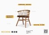RICCIONE 瑞吉欧FJ2556P布艺实木温莎椅 商品缩略图0