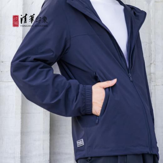 清华文创简约连帽外套 商品图8