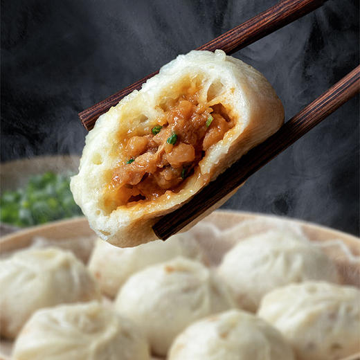 顺丰包邮【老面发酵 柔软劲道】头厨嵊州老面小笼包 入口Q弹不松散 肉鲜皮薄 八道工序 非遗传承 商品图2