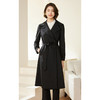 乔万尼风衣女款新款黑色经典收腰设计外套EM3A427 商品缩略图2