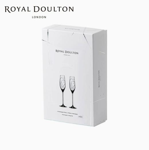 RoyalDoulton 皇家道尔顿水晶玻璃香槟杯酒杯一对结婚礼物 商品图1