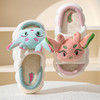 【舒适系列&萌趣卡通麻拖】新款儿童亚麻卡通神兽 舒适防滑耐磨 速干柔软户外室内地板拖鞋 男童女宝拖鞋-QQ 商品缩略图3