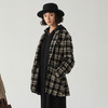 谜底西装呢子大衣女2024冬季新品简洁利落宽松西服外套244GD1653 商品缩略图0