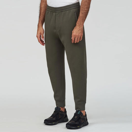 EMPORIO ARMANI 阿玛尼 男士徽标刺绣混纺棉质休闲运动裤 绿色 8N1PT0 1JHSZ 06K0 商品图0