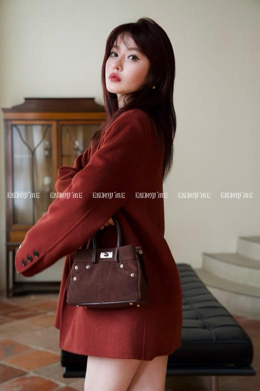 【门店同款】ENJOY冬季柔韧与共落日逃跑西装大衣 159495025 商品图6