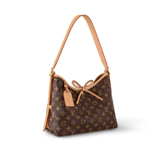 LOUIS VUITTON Sac CarryAll PM 咖色女士单肩包 M46203 商品图1