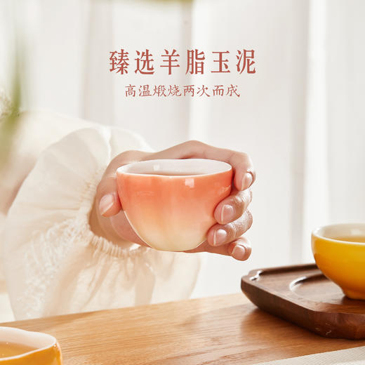 【故宫茶具】百果主人杯茶杯套装礼盒博物馆文创新婚结婚礼物 商品图3