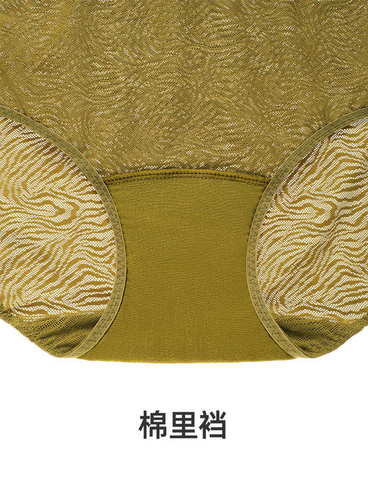遐中腰平角裤24秋冬新品舒适棉感轻薄高弹包臀不夹臀纯棉裆内裤女 商品图4