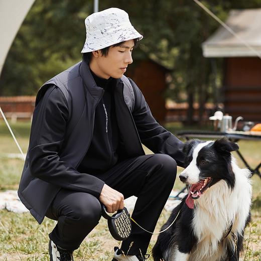 【拒水羽绒】柒牌羽绒服马甲男冬季新款中青年保暖防寒厚背心外套	127E71370 商品图1