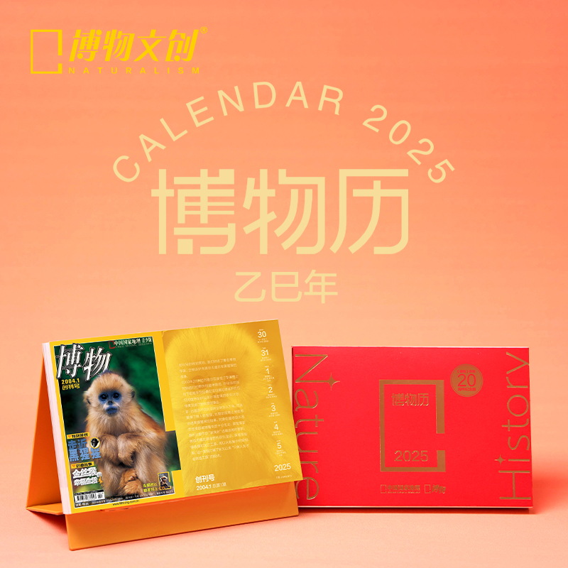 博物文创 2025年博物历 周历日历 小龙 蛇年 新年圣诞礼物 小亮推荐款博物历 限量