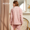 雅黛丽睡衣秋冬女法兰绒加绒加厚保暖家居服套装可外穿高级感 商品缩略图3