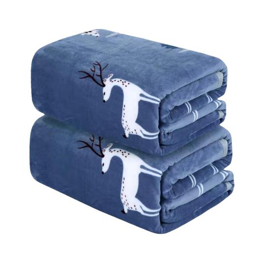 【一物多用！法兰绒毛毯】珊瑚绒开业活动礼品毛毯纯素色毯子童毯宠物毯，适合贴身家居常备呵护每时每刻。ry 商品图3