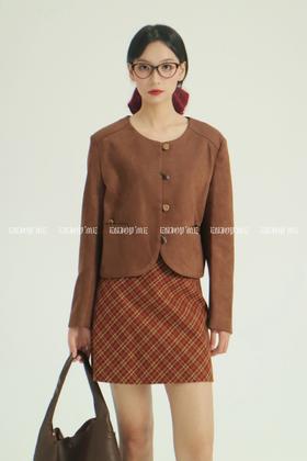 【门店同款】ENJOY冬季自由意志彩色格子半裙 159745418