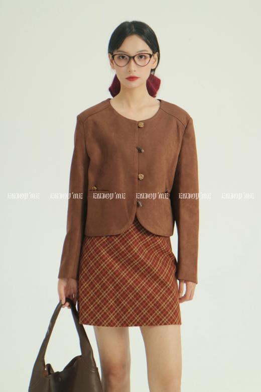 【门店同款】ENJOY冬季自由意志彩色格子半裙 159745418 商品图0