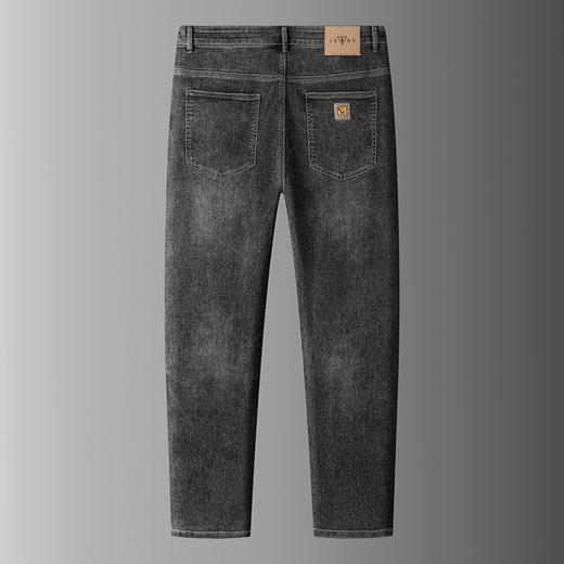 【新款DKP】大依优型大码锥形牛仔裤直筒长裤男舒适弹力休闲商务简约百搭加肥加大男装 商品图1