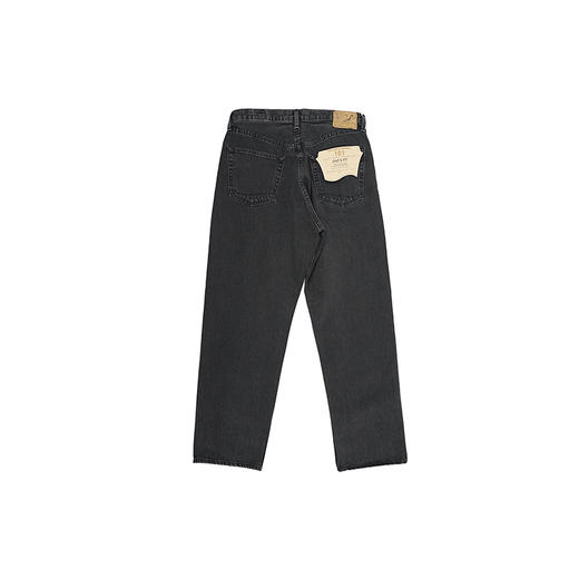 orslow 101 DAD'S FIT DENIM PANTS复古老爹宽松直筒水洗黑牛仔裤 商品图4