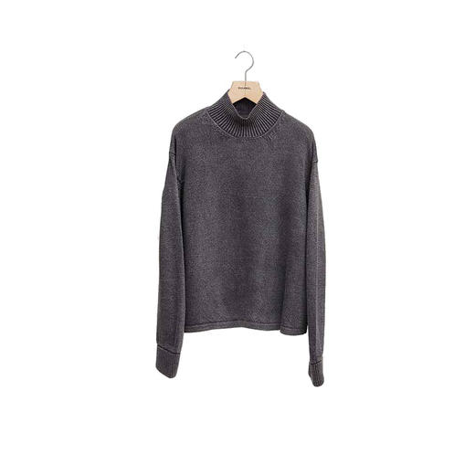 DIGAWEL Stonewashed silk sweater纯天然蚕丝编织石洗做旧针织衫 商品图3