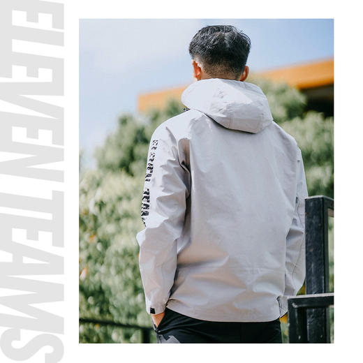 小李子Eleventeams三防面料足球训练长袖连帽运动服风雨衣 商品图2