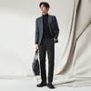 【高端系列】柒牌男装西服男2024秋冬新款商务格纹羊毛单西装外套	127C70990 商品缩略图4