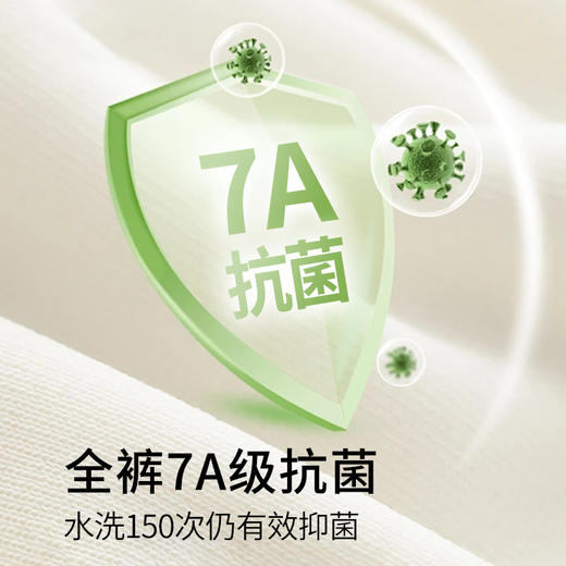 【利蜂竹净竹纤维呼吸裤2067（5条装）】天然竹纤维裤身，桑蚕丝底裆 商品图3