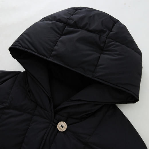 简约高级感立领连帽长款羽绒服女秋冬显瘦保暖面包服外套V0043455 商品图5