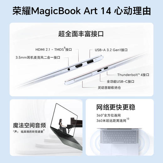 荣耀MagicBook Art 14 2024  线下购机可享政府以旧换新补贴20% 商品图3